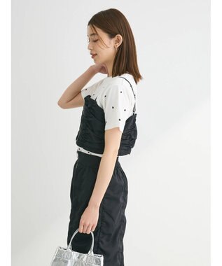 Green Parks ・ＥＬＥＮＣＡＲＥ　ＤＵＥ　シャーリングビスチェ Black