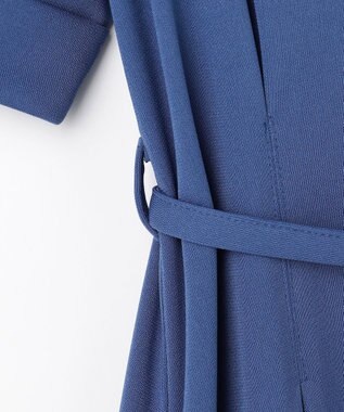 ANY SIS ジョーゼットジャージー ワンピース ブルー