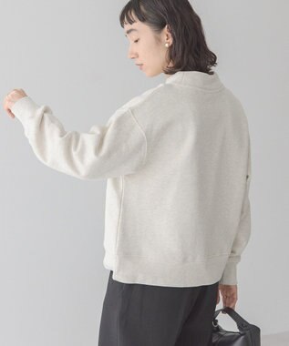 AMERICAN HOLIC モックネック裏起毛プルオーバー Oatmeal