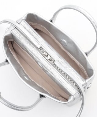 BEIGE， 【一部店舗限定】MARY AL TERNA /  RIKYU レザーショルダーバック Silver