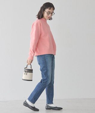 AMERICAN HOLIC モックネック裏起毛プルオーバー Pink