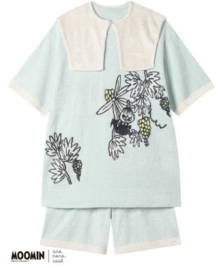 une nana cool 【ムーミン】MOOMIN × une nana ccol　プルオーバー&ハーフパンツセット ME
