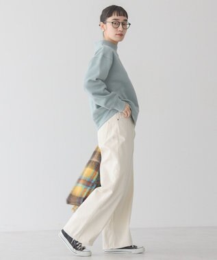 AMERICAN HOLIC モックネック裏起毛プルオーバー Mint