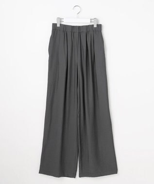 自由区 【セットアップ対応】エアリーツイルワイド パンツ ［新色］ブラウン