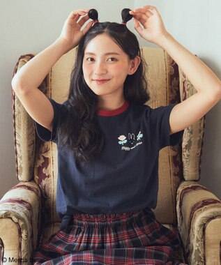 earth music&ecology ｍｉｆｆｙ／ｅａｒｔｈ　Ｒｏｓｅ　ｒｉｎｇｅｒ　Ｔｅｅ Navy