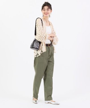 LeSportsac DRAWSTRING BUCKET XBODY/ニュートラルレオパード ニュートラルレオパード