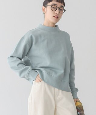 AMERICAN HOLIC モックネック裏起毛プルオーバー Mint