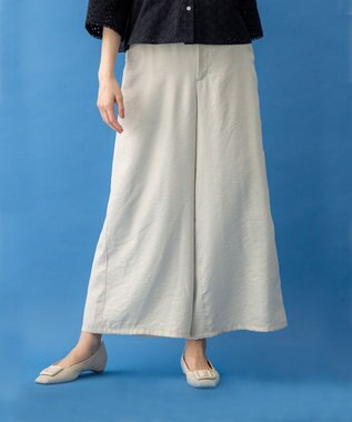 グロッシーツイルワイドフレア パンツ