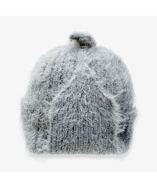 林八百吉商店 un chapeau  ミンクニットウィンター グレー