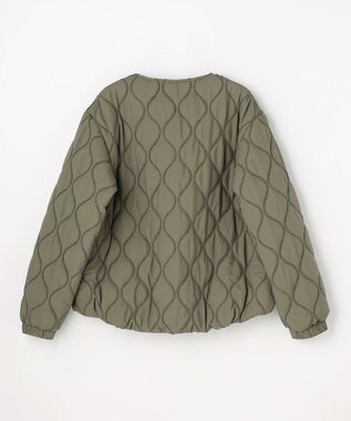 ANY L モールキルトブルゾン カーキ