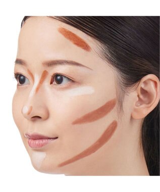 Chacott Cosmetics ダブルマルチクレヨン【中顔面短縮カラー】 セコイア×ピュアホワイト