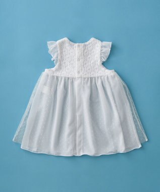 MIKI HOUSE HOT BISCUITS 【ミキハウス】 セレモニードレスセット3点セット 白