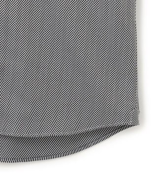 JOSEPH HOMME 【洗える】ツイルへリンボンクレイジー　ドレスシャツ ブラック系1