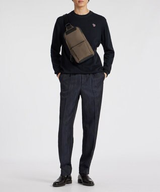 Paul Smith PS Paul Smith ビジネス ナイロン ボディバッグ ベージュ