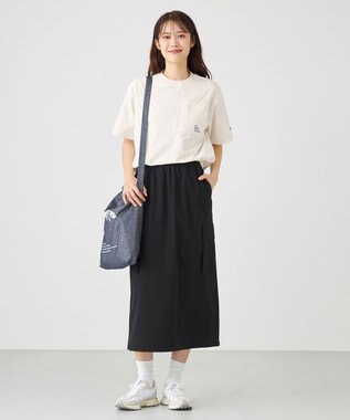 SHARE PARK LADIES 【撥水・UVカット・ストレッチ・軽量 】ナイロンカーゴスカート（S・Mサイズ） ブラック系