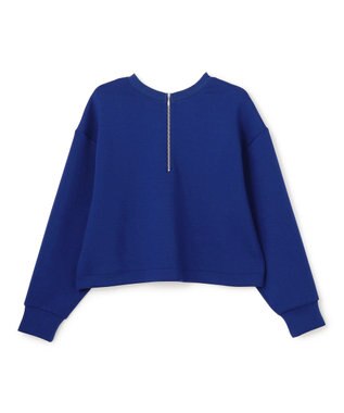 UNFILO L 【2WAY】BEAUTY FORM JERSEY ハーフZIP プルオーバー ブルー