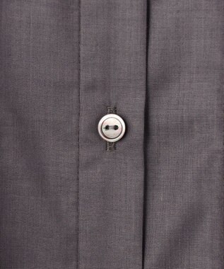 23区 L 【洗える】ラスターローン フロントタック ワンピース グレー系