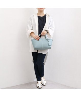 UNBILLION カカトゥ kakatoo / ハンドルポイント2wayトートバッグ サックスブルー