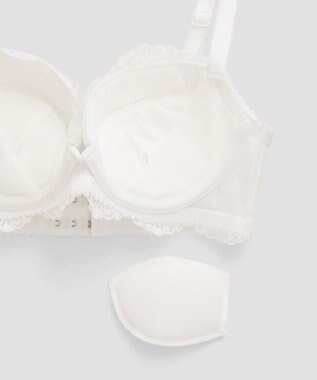 San-ai Resort（三愛水着楽園） エレガントコレクション【2503】単品ブラEFGカップ 【背中すっきり】 ホワイト