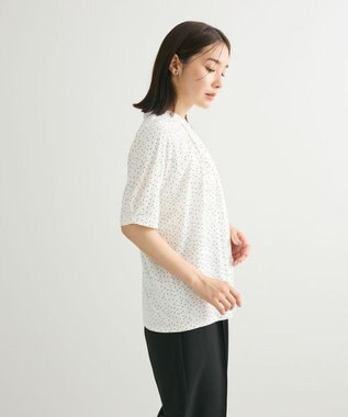 Green Parks ２ｗａｙ　５分袖ブラウソー Dot