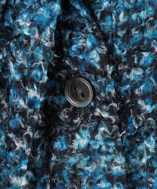 組曲 ギミックチェックツイード ワンピース ネイビー系5