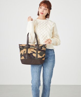 LA BAGAGERIE ベルテッド2WAYトート レオパード