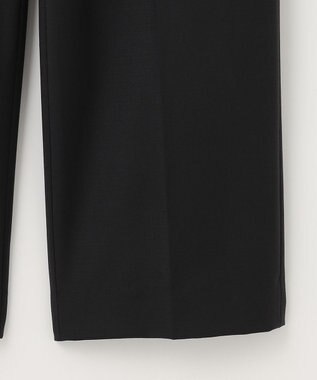 J.PRESS LADIES L BAHARIYE SOLID テーパード パンツ ブラック系