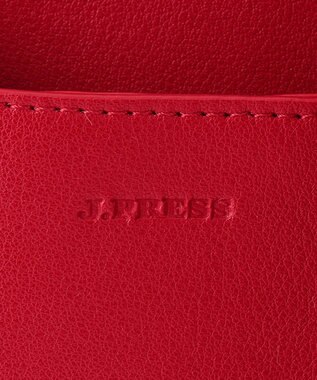 J.PRESS LADIES 【セットアイテム】 エコバッグ付き スマホ ポシェット レッド系