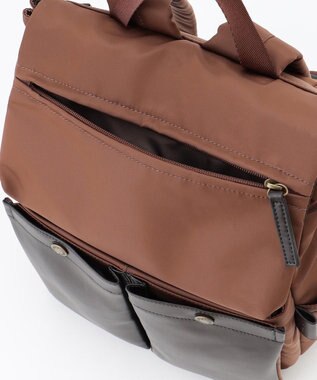 Y'SACCS 木村多江×Y'SACCS フラップポケットリュックサック チョコ