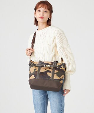 LA BAGAGERIE ベルテッド2WAYトート レオパード