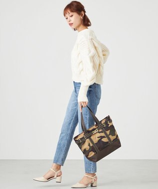 LA BAGAGERIE ベルテッド2WAYトート レオパード