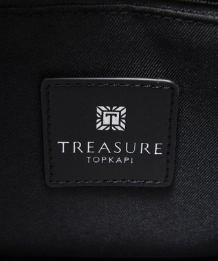 TOPKAPI 【TREASURE TOPKAPI】メタリック パデット ショルダー付 トートバッグ ブロンズ