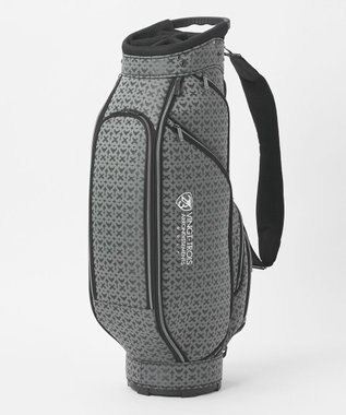 23区GOLF 【UNISEX】モノグラムライトキャディバッグ　ベテランゴルファーにもおすすめなモダンデザイン ブラック系5