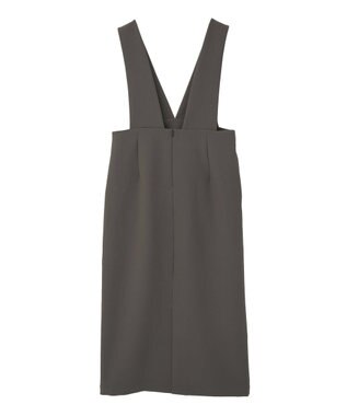 AMERICAN HOLIC イージーケアＶネックワンピース Mocha