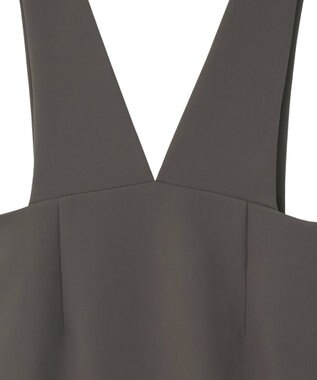 AMERICAN HOLIC イージーケアＶネックワンピース Mocha