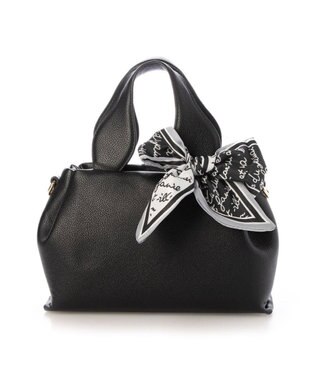 UNBILLION カシュカシュ cachecache / スカーフ付きラウンドミニショルダー ブラック