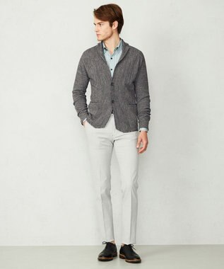 JOSEPH ABBOUD 【イージーケア】ホールガーメントリンクス　ニット グレー系