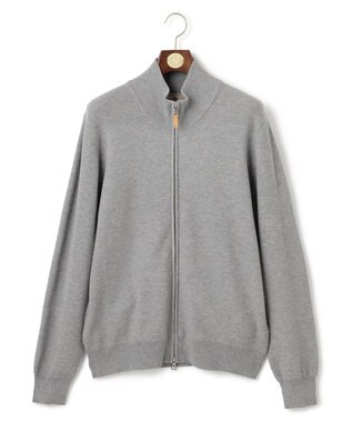 J.PRESS MEN 【ストレッチ性 / イージーケア】【FLEX YARN】フルジップニットカーディガン ライトグレー系