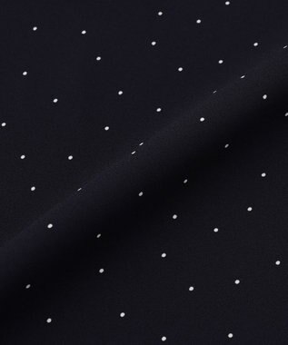 洗える】バックサテンアムンゼン ドットプリント ワンピース