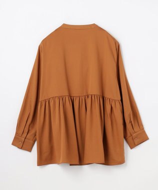 ANY エニィファンクションペプラムブラウス マスタード