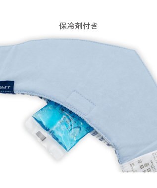 PET PARADISE J.PRESS クールバンダナ 《ストライプ柄》 中型犬 ライトブルー