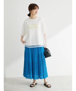 Green Parks ＳＥＴ２点　チュール＋ロゴＴｅｅ Off White