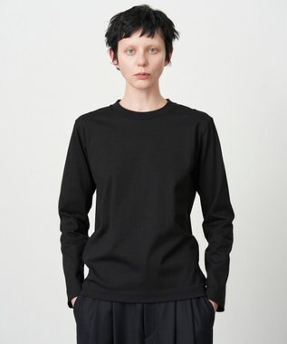 ATON 12/- AIR SPINNING | L/S Tシャツ BLACK