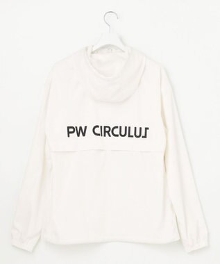 PW CIRCULUS 【MEN】【洗える/ストレッチ】ジップアップ フーデッド ブルゾン ホワイト系