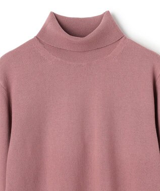 JOSEPH HOMME ピュアカシミヤ　タートルネックニット ピンク系