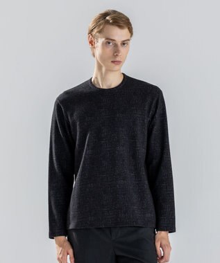 JOSEPH HOMME 【新素材】パフィーチェックジャージー　クルーネックカットソー