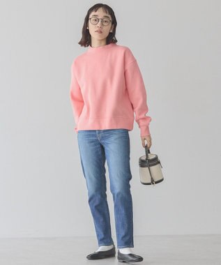 AMERICAN HOLIC モックネック裏起毛プルオーバー Pink