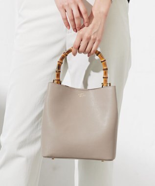 J.PRESS LADIES 【3点セット・A4サイズ収納可】マトリョーシカ トート バッグ グレー系