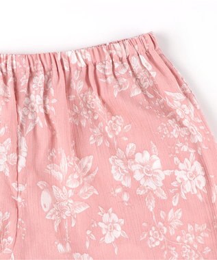 Wing パジャマ 5分袖 半袖 長ズボン 綿100%(本体) 楊柳素材 3Lまで対応 大きいサイズ 夏 レディース EP8076 ウイング／ワコール レッド