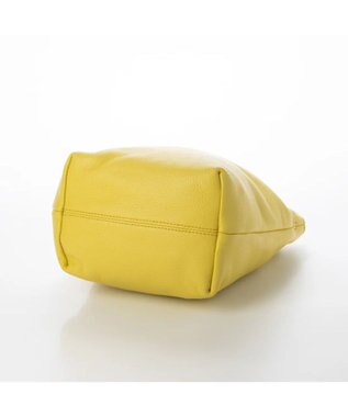 UNBILLION perche 牛革ソフト3wayコードハンドルバッグ イエロー